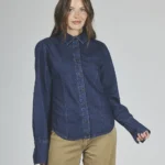 ART. 440 | CAMISA AZUL MANGA LARGA DENIM RIGIDO