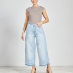 ART. 285 | CROP WIDE LEG CELESTE BOTA DESCOCIDA RÍGIDO