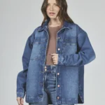 ART. 288 | CAMISACO OVERSIZE DE JEANS AZUL RÍGIDO