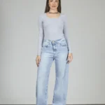 ART. 294 | WIDE LEG CELESTE CON STRASS RÍGIDO