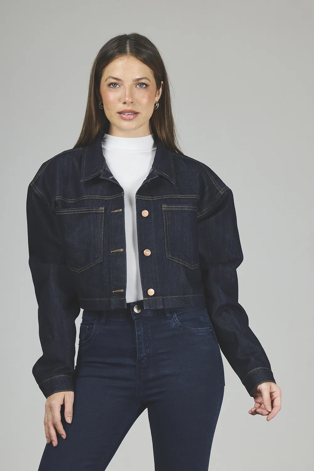 367-1-1-1.webp ART. 367 | CAMPERA CROP DARK BLUE RÍGIDO - Imagen 1