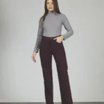ART. 374 | WIDE LEG CLÁSICO BORDÓ ELASTIZADO