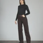 ART. 378 | WIDE LEG CLÁSICO CHOCOLATE ELASTIZADO
