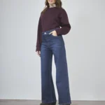 ART. 418 | WIDE LEG AZUL CLÁSICO ELASTIZADO