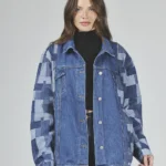 ART. 437 | CAMPERA OVERSIZE CUADRILLE AZUL RIGIDO