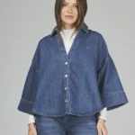 ART. 447 | CAMISA MANGA 3/4 STONE CUELLO EN V RÍGIDO