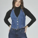 ART. 451 | CHALECO CORSET DENIM ELASTIZADO