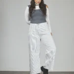 ART. 856 | DAMA CROP WIDE LEG BLANCO RAYADO RÍGIDO