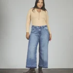ART. 857 | CROP WIDE LEG  STONE BOTA DESCOSIDA RÍGIDO