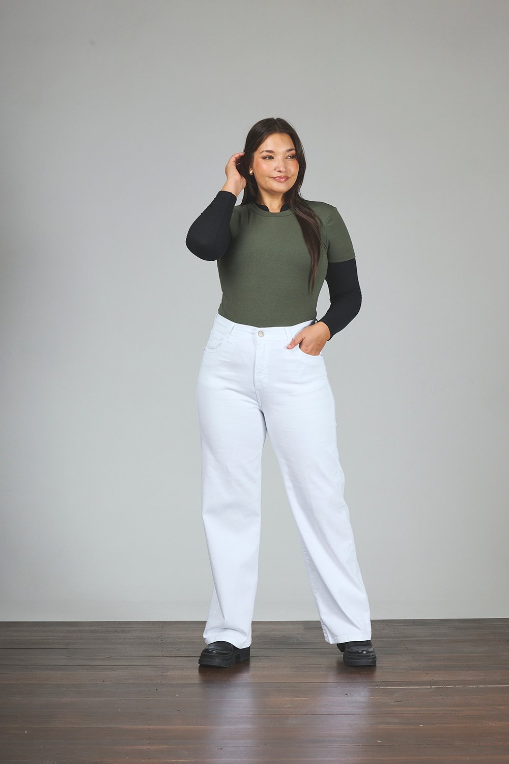 859-1.jpg ART. 859 | WIDE LEG BLANCO CLÁSICO ELASTIZADO - Imagen 1