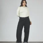 ART. 881 | WIDE LEG CLÁSICO NEGRO DESTROYER RÍGIDO