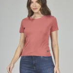 ART. A-33 | REMERA BÁSICA SALMÓN MANGA CORTA PREMIUM