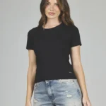ART. A-35 | REMERA BÁSICA NEGRA MANGA CORTA PREMIUM