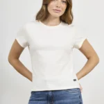 ART. A-111 | REMERA BASICA CREMA MANGA CORTA