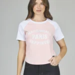 ART. A-25 | REMERA ROSA/BLANCO COMBINADO PARIS