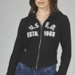 ART. A-28 | CAMPERA JERSEY NEGRO