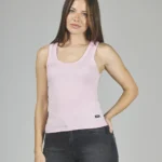 ART. A-79 | MUSCULOSA ROSA ESCOTE BAJO LICRA