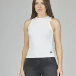 ART. A-83 | MUSCULOSA BLANCO OPTICO ESCOTE CERRADO