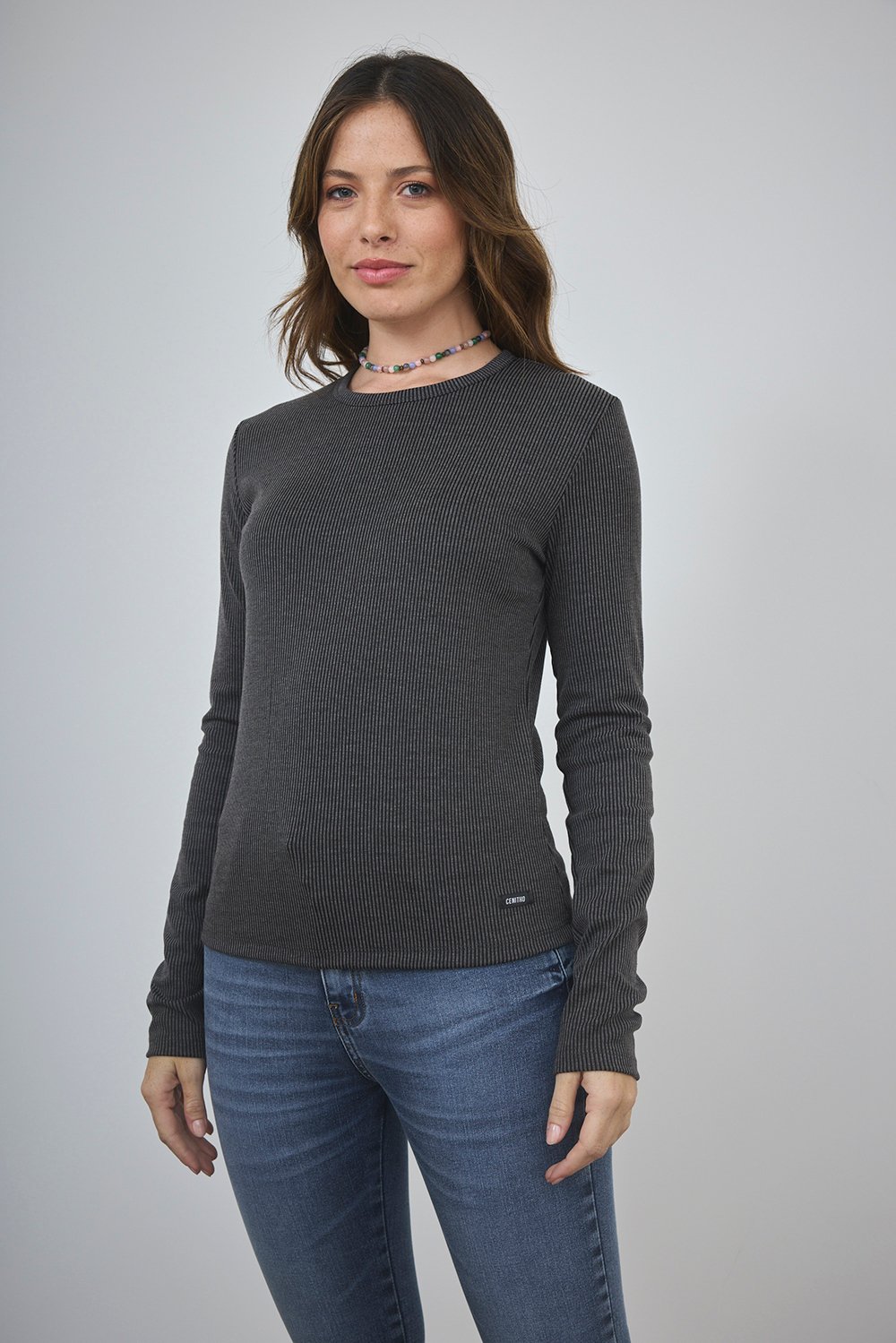 e-708-1.jpg ART. E-708 | REMERA MANGA LARGA NEGRO MORLEY - Imagen 1